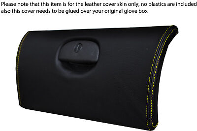 yellow stitch FITS VAUXHALL OPEL CORSA B 93-00 GLOVEBOX LID COVER GLUE NEEDED