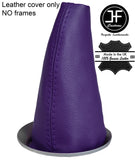 PURPLE TOP GRAIN REAL LEATHER MANUAL GEAR GAITER FOR BMW MINI COOPER R55 R56 R57