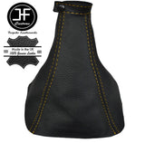 YELLOW STITCH REAL LEATHER GEAR GAITER FITS VAUXHALL OPEL ASTRA J MK6 2009-2015