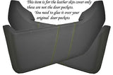 YELLOW STITCH FITS VW T4 TRANSPORTER CARAVELLE 90-03 2X DOOR POCKETS COVERS