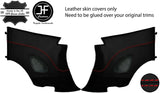 RED STITCH 2X REAR QUARTER TRIM NAPPA COVER FOR PORSCHE CARRERA 997 CABRIO
