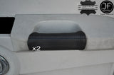 BLACK STITCH 2X FRONT DOOR HANDLE LEATHER COVERS FITS JEEP COMMANDER 2005-2010