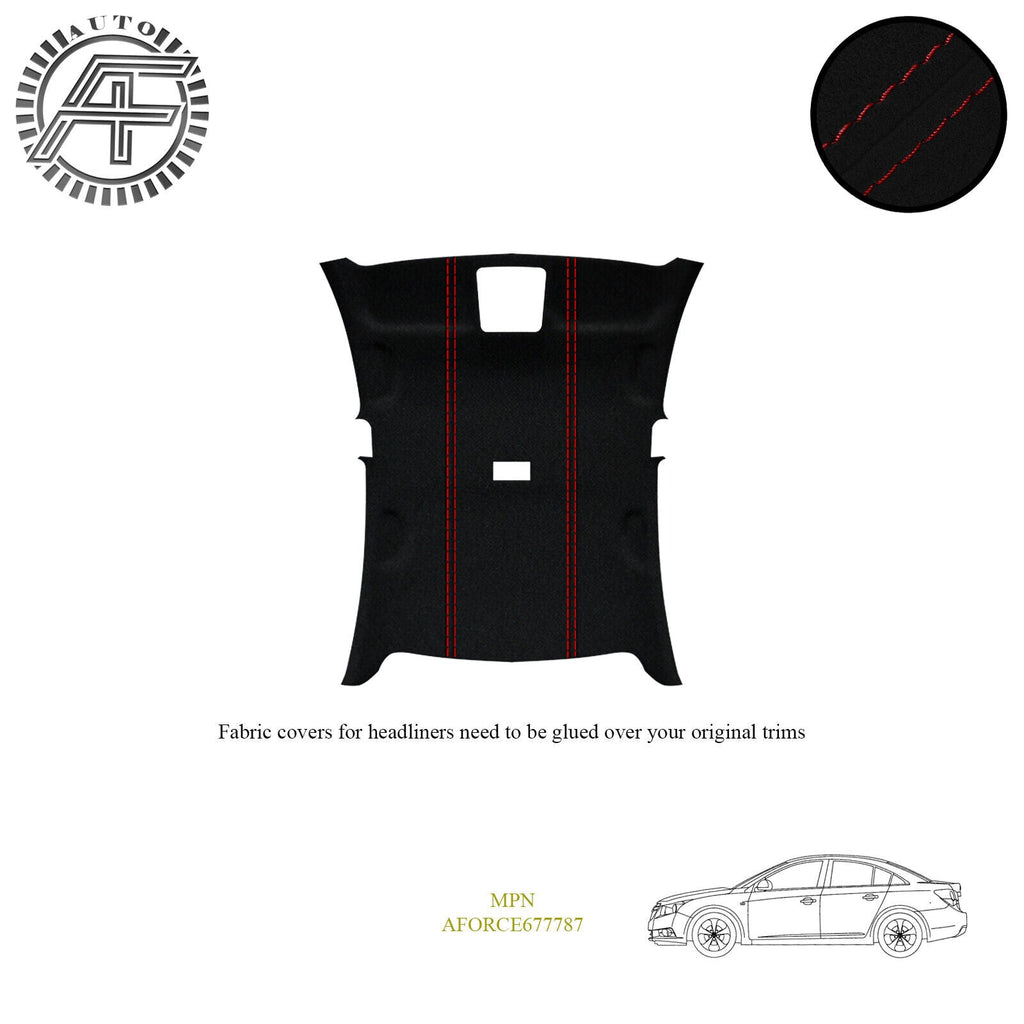 LUXE SUEDE HEADLINER COVER FOR CHEVROLET CRUZE MK1 4 DOOR SEDAN 2008-2016