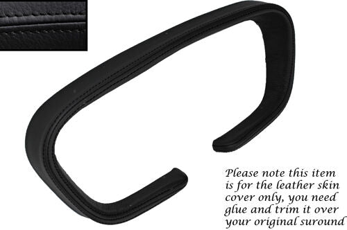 BLACK STITCHING FITS MG MGB SPEEDO TRIM LEATHER SKIN COVER ONLY CUSTOM NEW