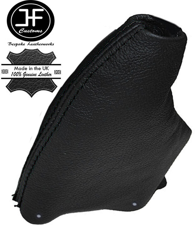 BLACK STITCH AUTO AUTOMATIC LEATHER GEAR GAITER FITS ROVER 75 AUTOMATIC 99-05