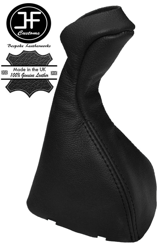 BLACK LEATHER AUTOMATIC GEAR KNOB GAITER COVER FOR MERCEDES E CLASS W211 03-06