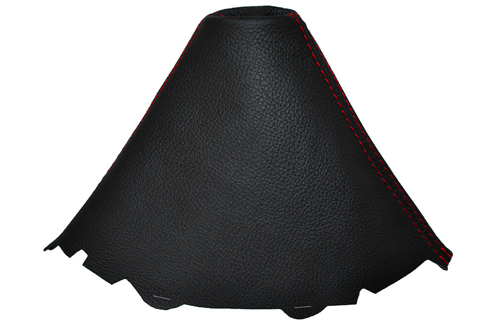 RED STITCH LEATHER MANUAL GEAR GAITER COVER FITS AUDI Q5 8R 08-13+ CUSTOM NEW