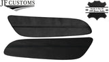 BLACK STITCH 2X REAR DOOR ARMREST LEATHER COVER FOR BMW E88 CONVERTIBLE 07-13
