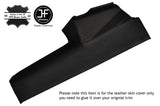 BLACK STITCHING 2X CONSOLE KNEE PADS TRIM LEATHER COVERS FITS LOTUS EXCEL 83-91