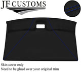 BLUE STITCH ROOF LINING HEADLINING LUXE SUEDE SKIN COVER FITS VW T4 TRANSPORTER