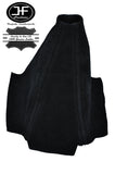 BLACK STITCHING FITS HONDA PRELUDE COUPE 1997-2001 GEAR GAITER PU SUEDE