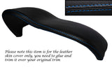 BLUE STITCHING SPEEDO HOOD LEATHER SKIN COVER FITS RENAULT TWINGO 2007-2013