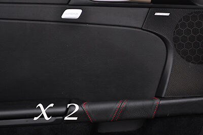 RED STITCH FITS PORSCHE BOXSTER 987 & CAYMAN 05-12 2X DOOR HANDLE COVERS