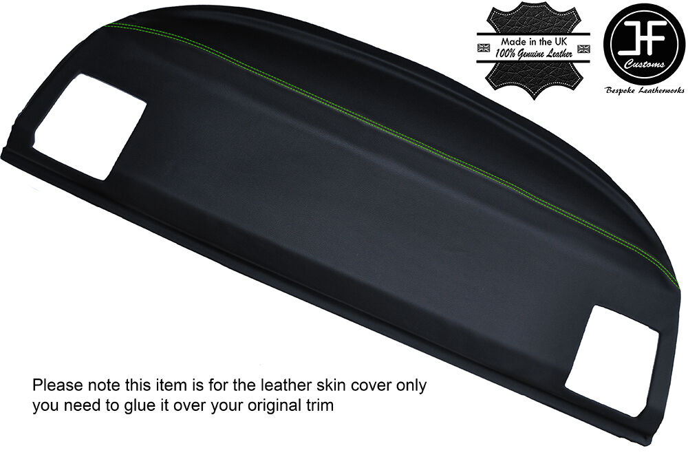 GREEN STITCH REAR PARCEL SHELF LEATHER COVER FITS BMW E36 3 SERIES COUPE 92-98