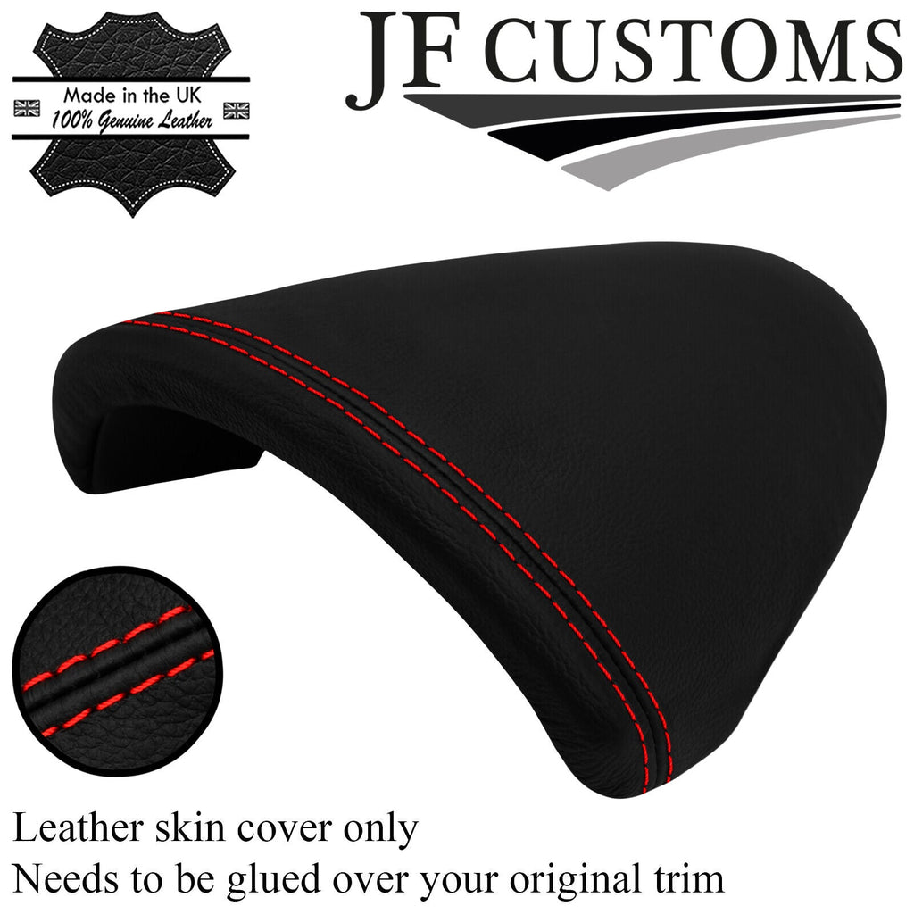 RED STITCH ITALIAN LEATHER SPEEDO SURROUND HOOD COVER FOR FIAT 500X 500 X 15-21