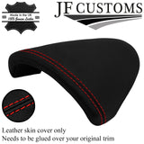 RED STITCH ITALIAN LEATHER SPEEDO SURROUND HOOD COVER FOR FIAT 500X 500 X 15-21