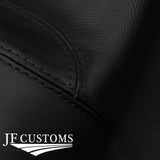 BLACK STITCH 2X REAR SIDE QUARTER TRIM LEATHER COVERS FITS FORD MUSTANG 99-04