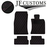PINK DIAMOND STITCH VINYL 4XTAILORED FLOOR CARPETS FOR BMW MINI S R56 07-14 JF1