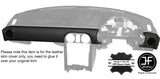 BLACK STITCH DASH PAD TRIM LEATHER COVER FITS MAZDA MX5 MK1 MIATA 89-97 STYLE 2