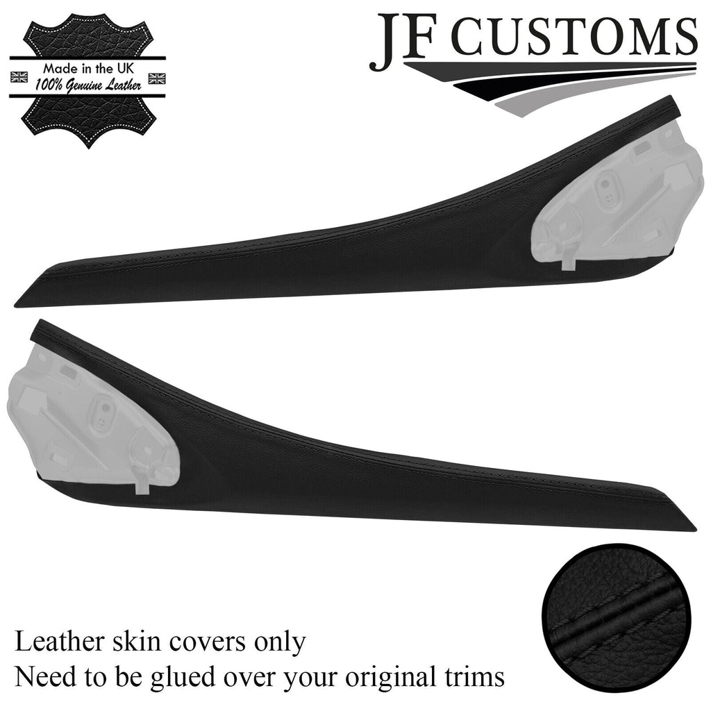 BLACK ST.LEATHER 2X CENTRE CONOLE SIDE TRIM COVER FOR LEXUS IS250 IS350 14-15