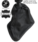 BLACK STITCHING TOP GRAIN LEATHER MANUAL GEAR GAITER FITS VW CRAFTER LT3 06-15
