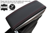 RED STITCHING ARMREST LID GENUINE LEATHER COVER FITS TOYOTA VERSO 2013-2017