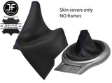 PURPLE STITCH CARBON FIBER VINYL GAITER SET FOR TOYOTA GT86 SUBARU BRZ 12-17