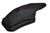 red stitch FITS TRANSIT MK2 LEATHER HANDBRAKE GAITER RUBBER REPLACEMENT