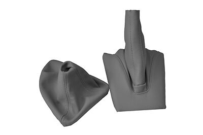 FITS BMW Z4 E85 E86 GEAR + HANDBRAKE GAITER BOOT mid grey CUSTOM NEW MADE IN UK