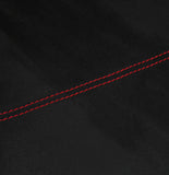 D RED STITCH SUEDE MANUAL GEAR GAITER COVER FOR BMW 5 E60 E61 2003-2011