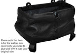 BLACK STITCH STEERING COLUMN SURROUND SKIN COVER FITS AUDI 100 C4 A6 1991-1998