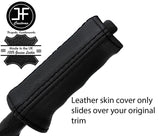 BLACK STITCH LEATHER HANDBRAKE HANDLE COVER FOR TOYOTA LAND CRUISER VX 80 90-97