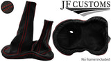 RED STITCH LEATHER COVERS FOR DEFENDER 90 83-06 INTERIOR RECOVERY STARTER KIT
