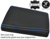 BLUE STITCH CARBON FIBER VINYL ARMREST COVER FOR SUBARU IMPREZA WRX STI 01-04