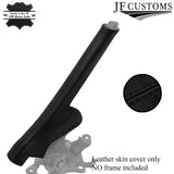 BLACK STITCH ITALIAN LEATHER HANDBRAKE COVER FITS VAUXHALL OPEL CORSA F 19-22