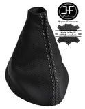 GREY STITCHING REAL LEATHER MANUAL GEAR GAITER FITS MG TF MGTF MK2 2000-2006