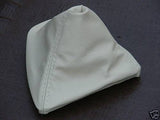 FITS AUDI A4 B6 2001-2004 BEIGE REAL LEATHER GEAR SHIFT GAITER  BEIGE STITCH