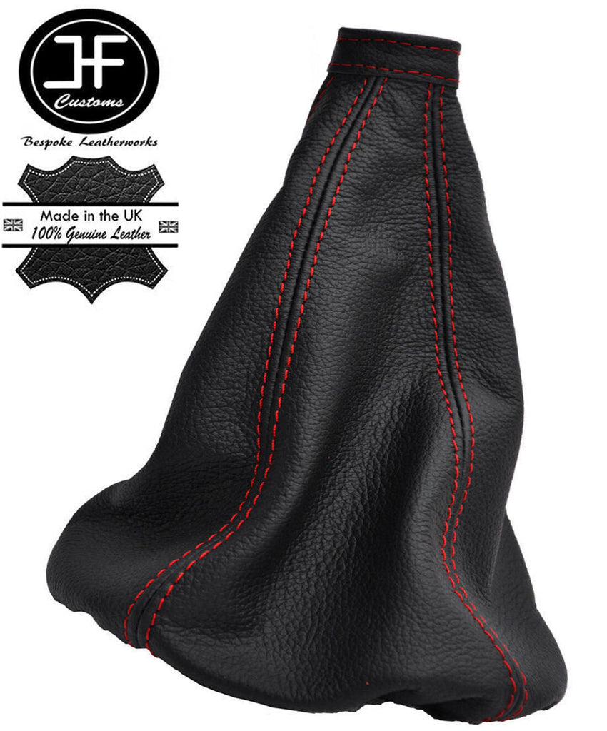 RED STITCHING REAL LEATHER MANUAL GEAR GAITER FITS ALFA ROMEO MITO 2008-2017