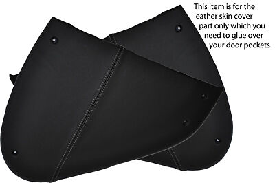 grey stitching FITS SMART FORTWO PULSE PASSION 98-07 2X DOOR POCKETS COVERS