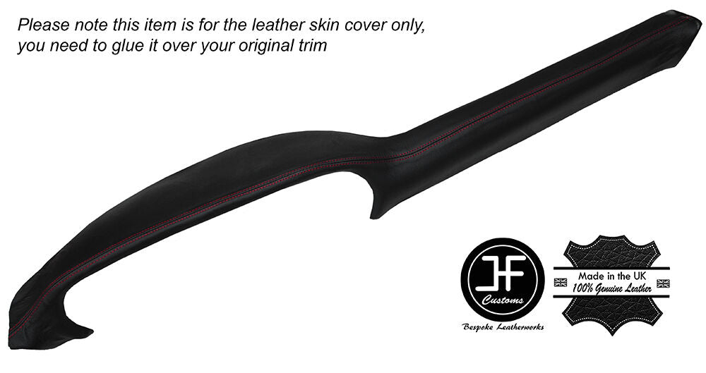 RED STITCH TOP DASH DASHBOARD LEATHER COVER FITS PORSCHE 911 912 1967-1969