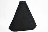 BLUE STITCH FITS KIA PICANTO 2003-2010 GEAR GAITER SHIFT BOOT REAL LEATHER