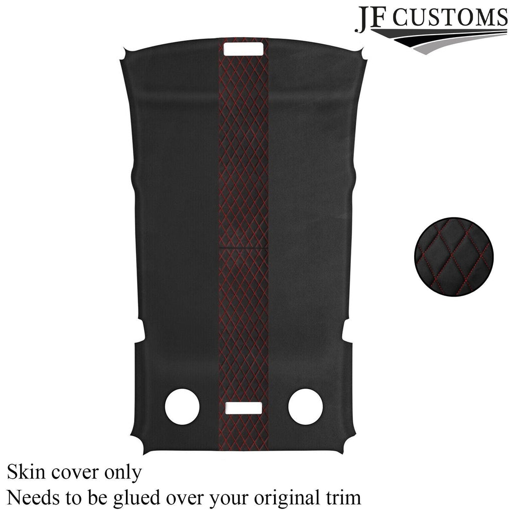 DSG2 RED STITCH D GREY LUXE SUEDE HEADLINER COVER FOR BMW E36 90-99 TOURING