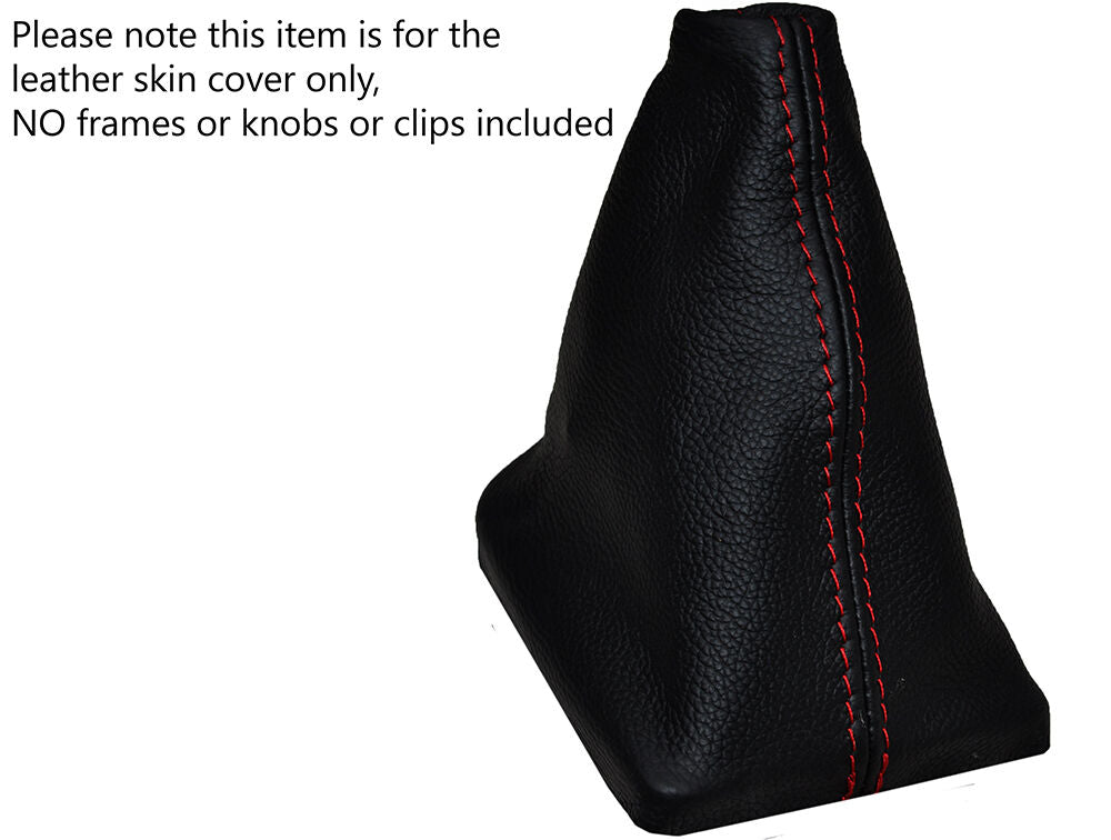 RED STITCHING LEATHER AUTO AUTOMATIC GEAR GAITER FITS KIA OPTIMA 2012-2015