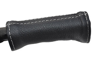 white stitch FITS TOYOTA LAND CRUISER FJ60 60 SERIES HANDBRAKE HANDLE LTHR COVER