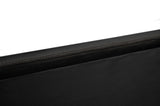 BLACK STITCH 2X FRONT FULL DOOR CARD LEATHER COVERS  FITS PORSCHE 914 1969-1976