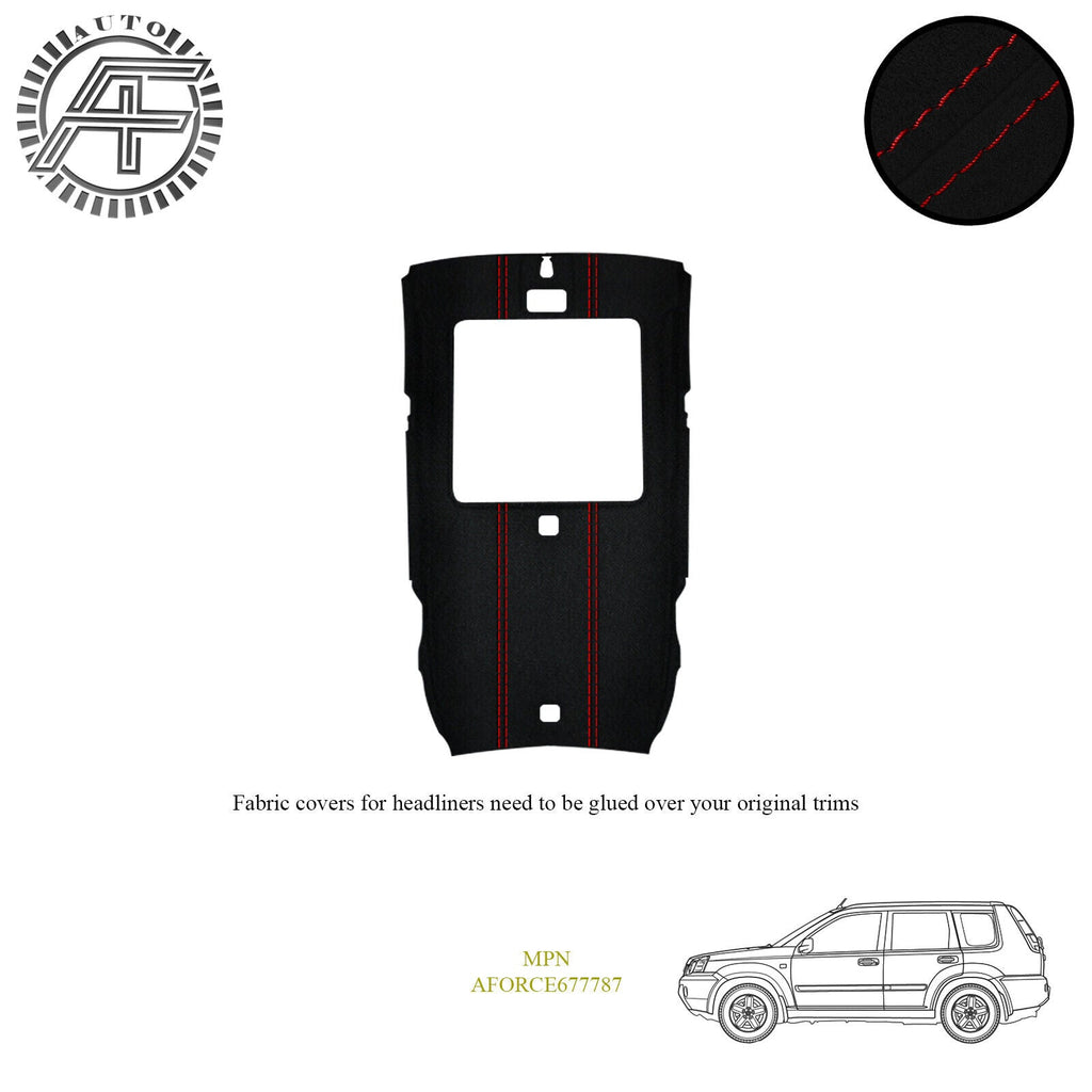 LUXE SUEDE HEADLINER COVER FOR NISSAN X-TRAIL T30 5 DOOR SUV + SUNROOF 2000-2007