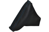 BLUE STITCHING FITS ASTRA MK5 H 2004-2009 HANDBRAKE GAITER LEATHER CUSTOM NEW