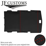RED STITCH D GREY SUEDE HEADLINER COVER FITS HUMMER H2 02-09 STYLE 1 CUSTOM NEW