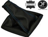 BLUE STITCH FITS VAUXHALL OPEL ZAFIRA II MK2 B 2005-2011 GEAR GAITOR LEATHER