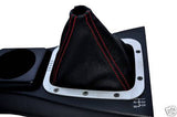 FITS MAZDA MX5 MK1 89-97 RED ST LEATHER GAITER SHIFT BOOT CUSTOM NEW MADE IN UK